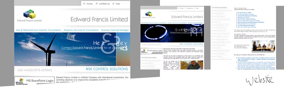 Edward Francis Ltd - Edward Francis required a contemporary and professional refresh of their website.